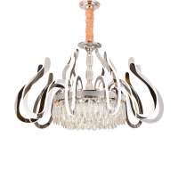 Modern creative crystal chandelier villa decoration pendant light